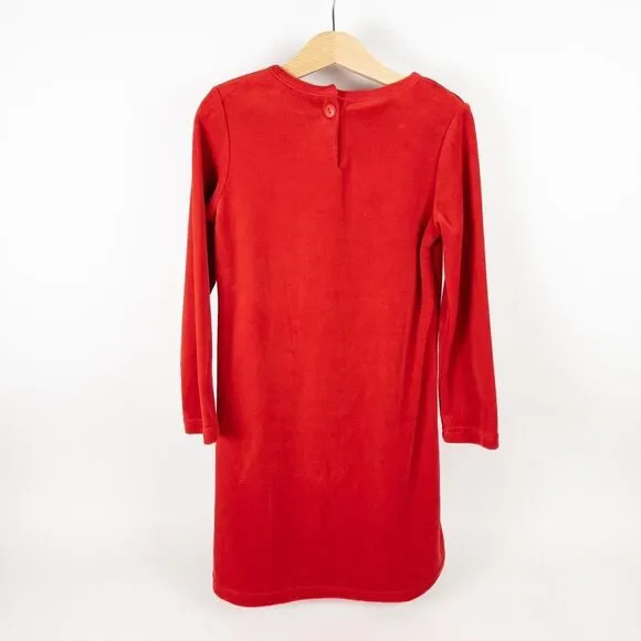 NEW Vintage 90s Sweet Potatoes Velour Cat Princess Dress Made in USA Red Sz 6X - Picture 3 of 10